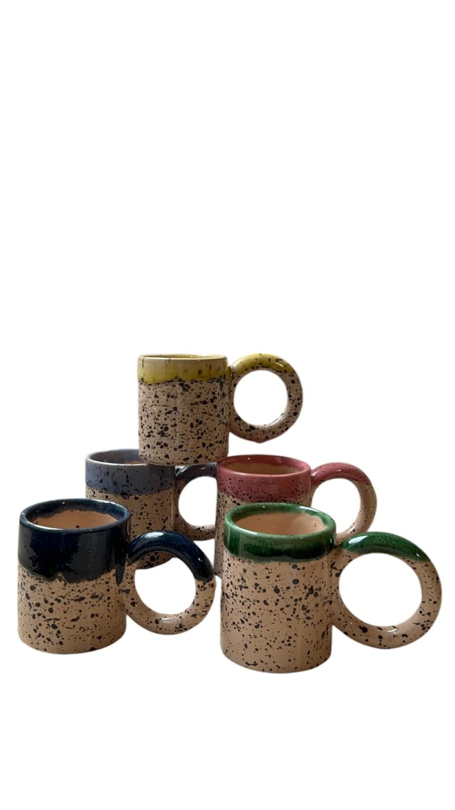 Lot de 2 Tasses à Café Bicolore