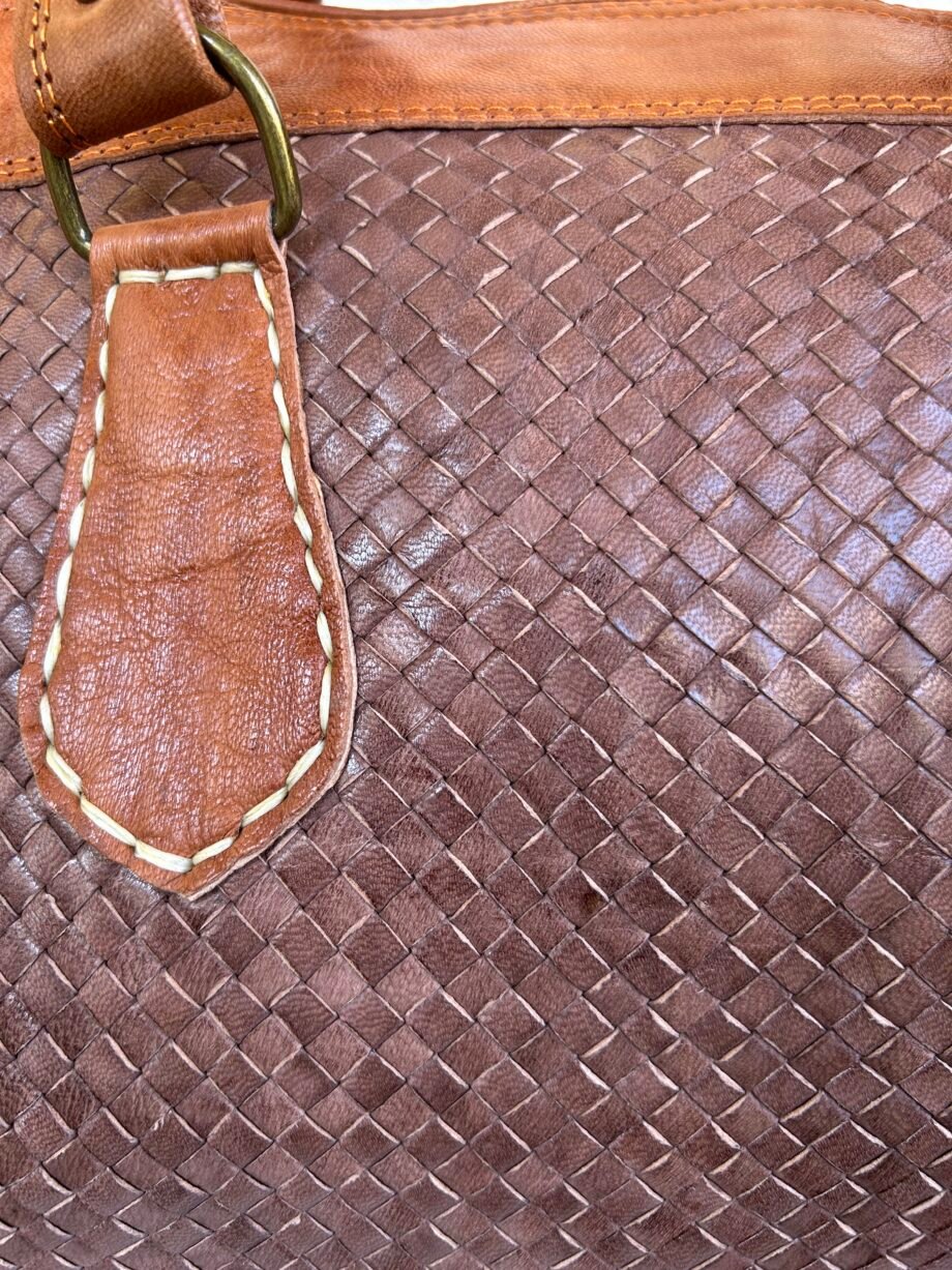 sac de voyage en cuir véritable