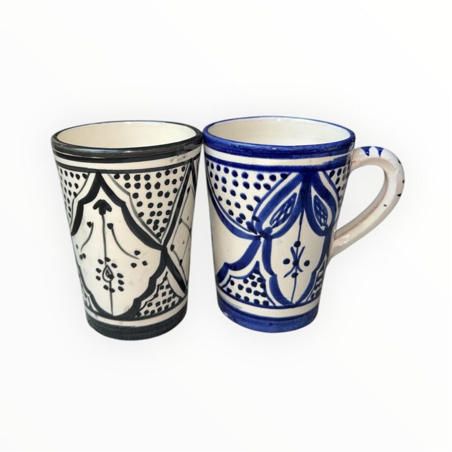 Lot De 2 Mug– Peint à la main