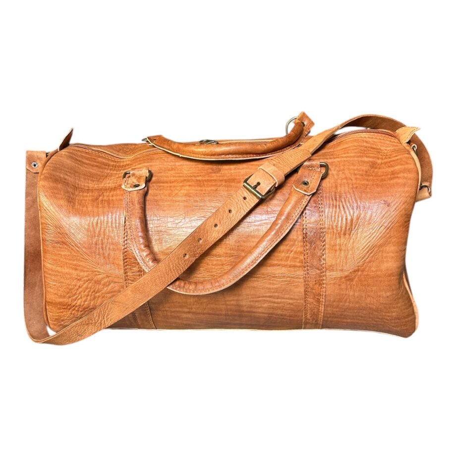sac de voyage en cuir véritable