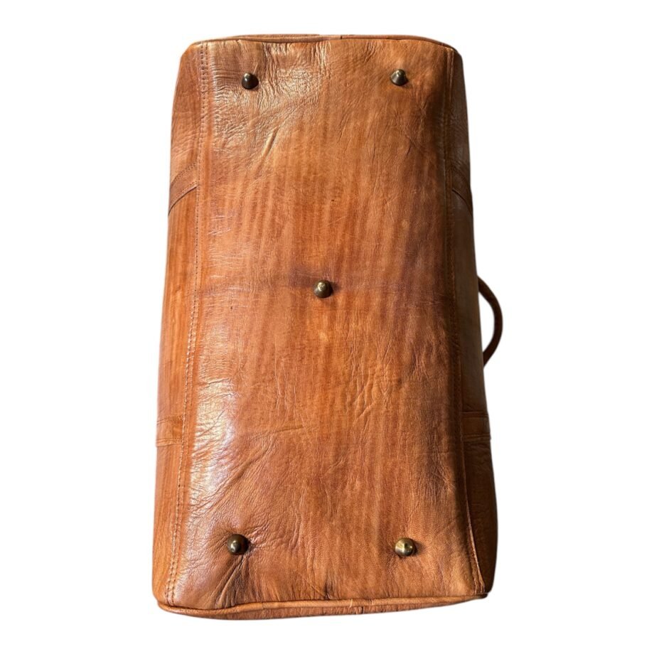 sac de voyage en cuir véritable